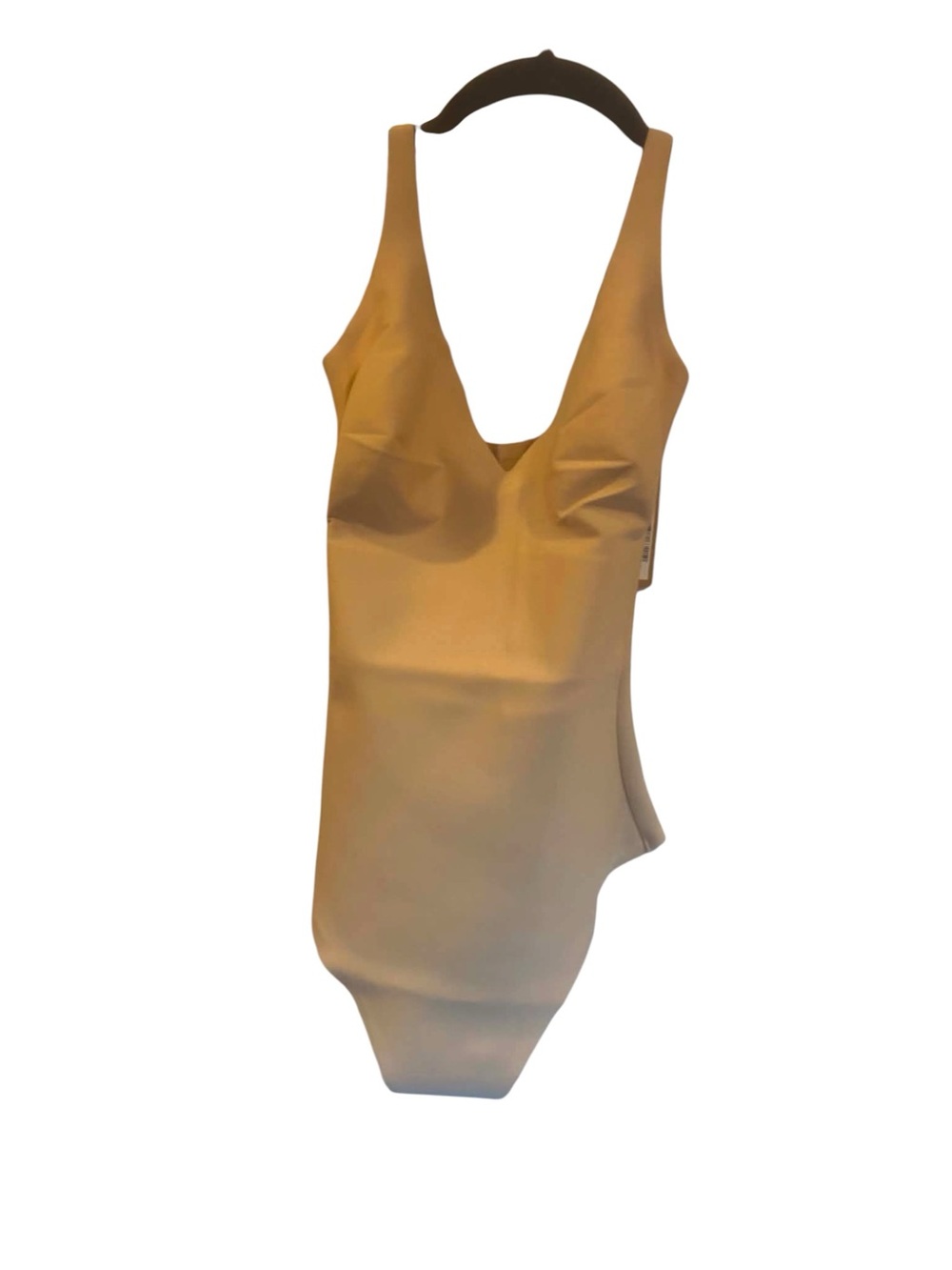 NWT Skims Body CS Plunge Bodysuit SAND Size Small